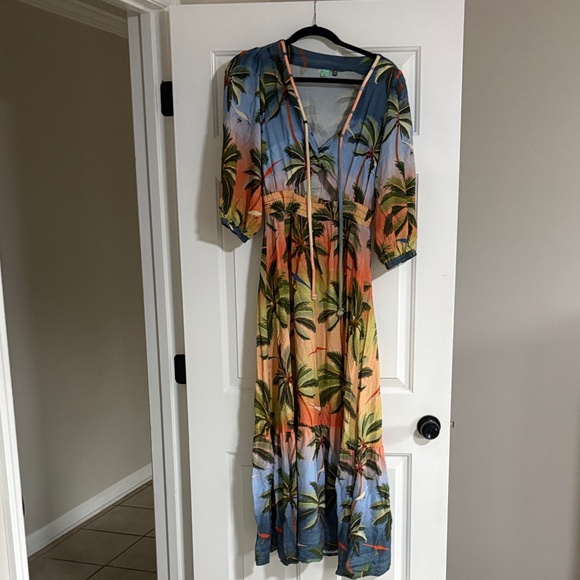 FARM Rio Multicolor Tropical Maxi Dress - Picture 4 of 8